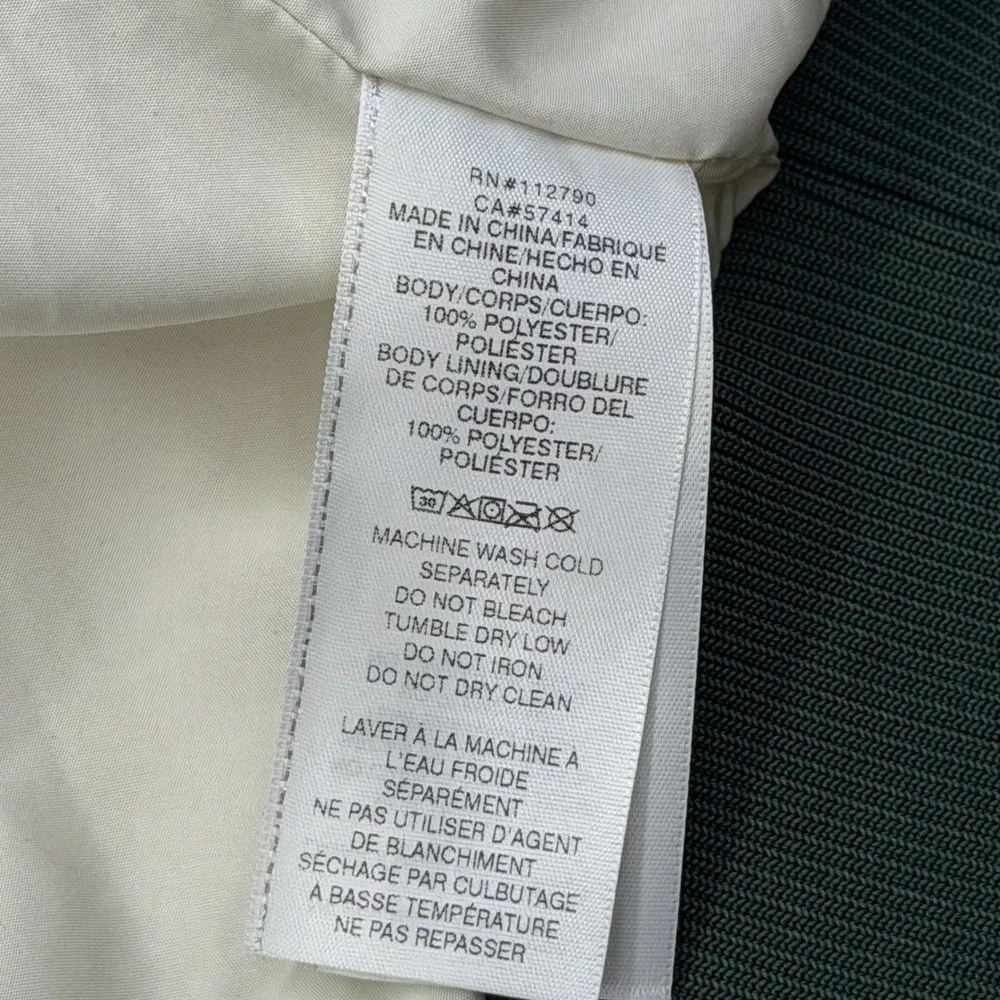 True Religion size M Medium Fleece Utility Bomber Jacket Winter White/Green.